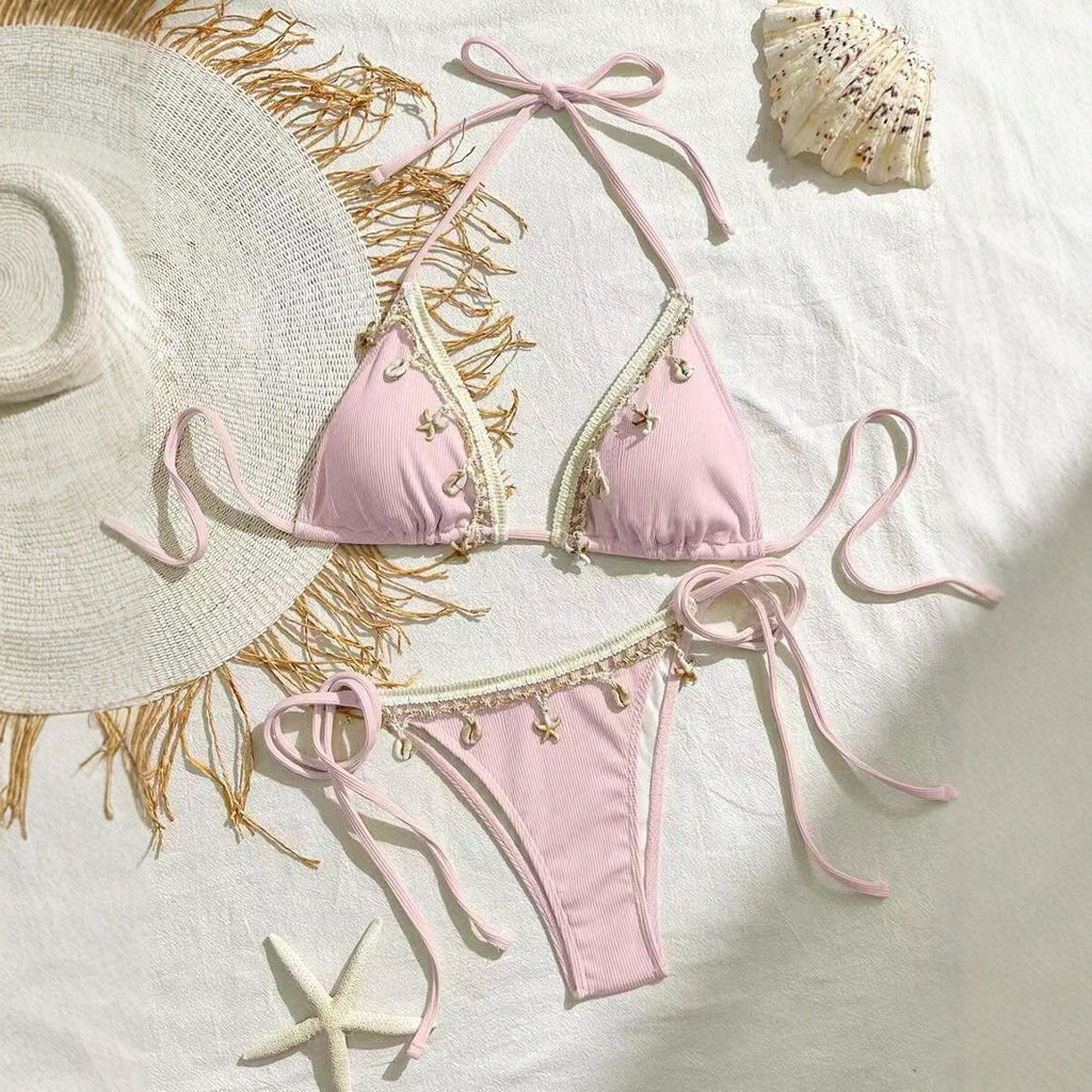 Oceanic Pink Bikini Set