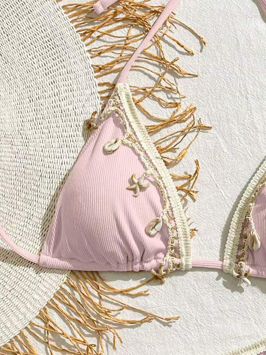 Oceanic Pink Bikini Set
