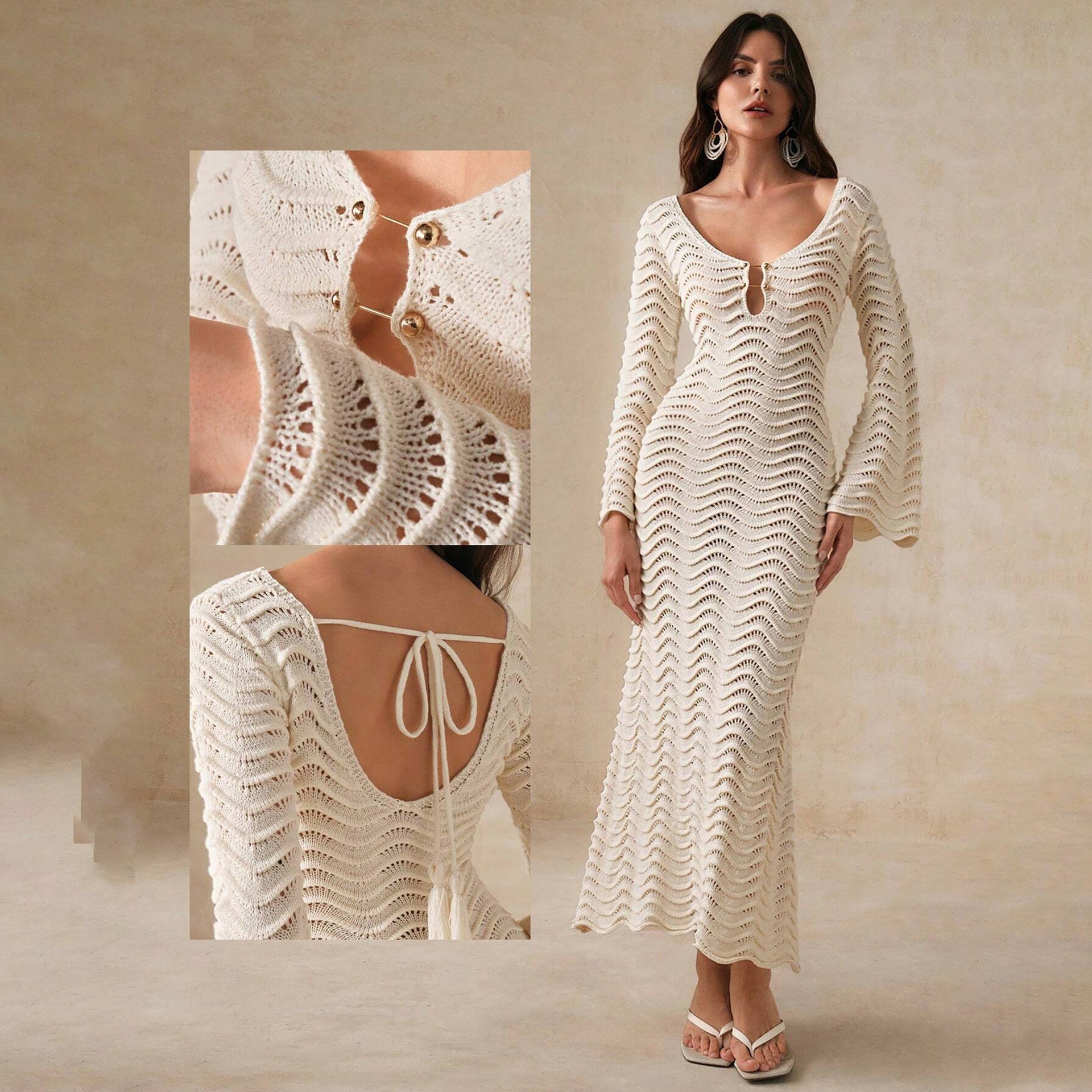 Costa del Sol Knitted Beach Cover-up