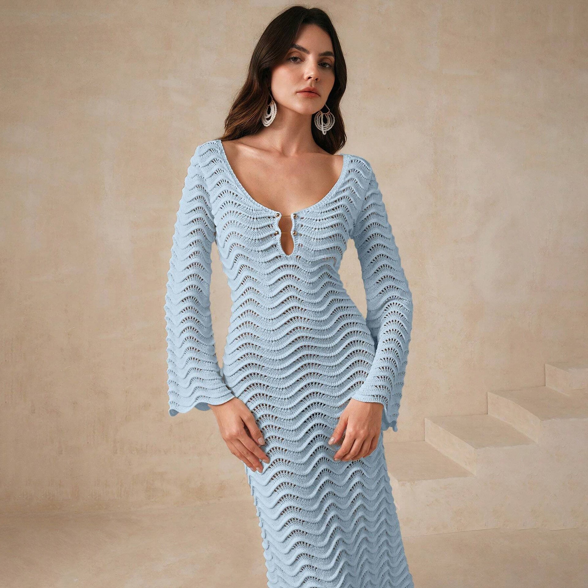 Costa del Sol Knitted Beach Cover-up